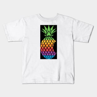 Pineapple Black 2 Kids T-Shirt